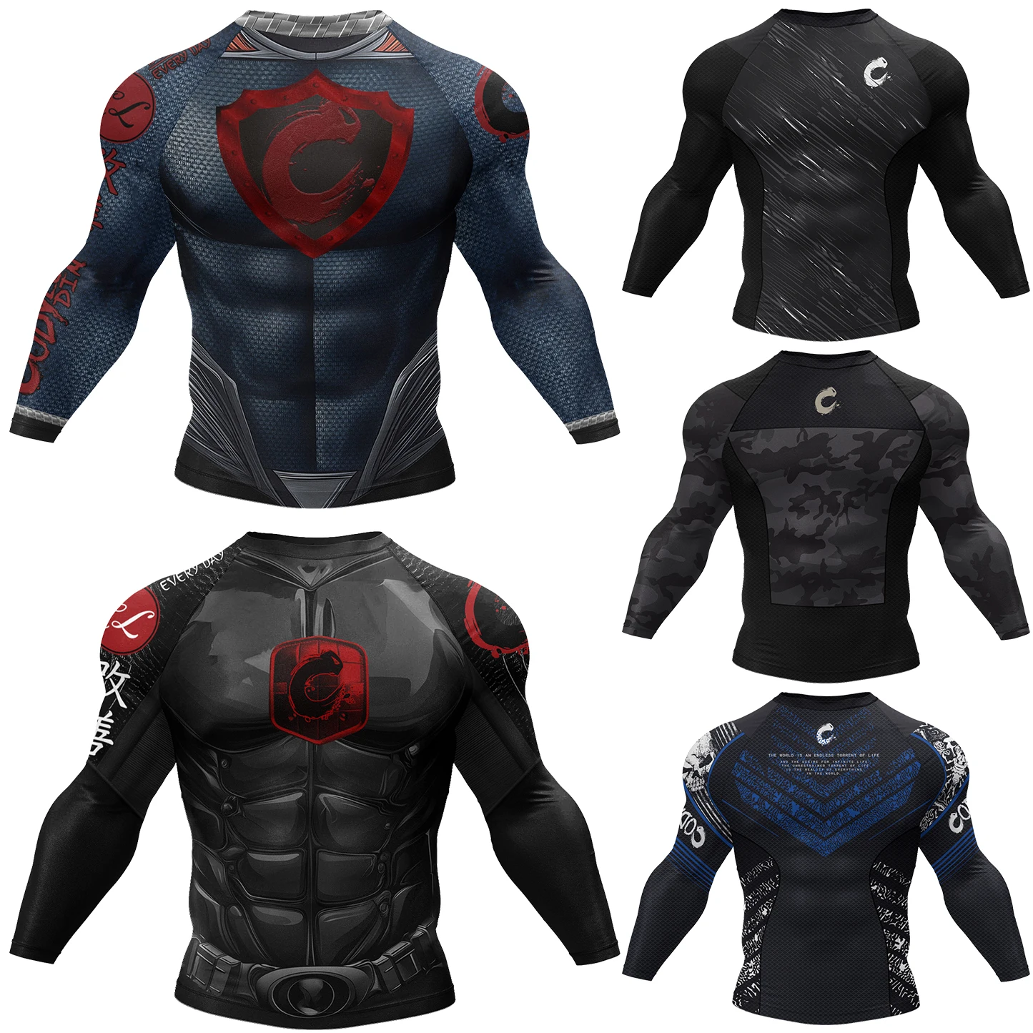 남성용 코디 룬딘 MMA 티셔츠, 3D 프린팅, 브라질 - Rash Guard 리뷰 및 가격