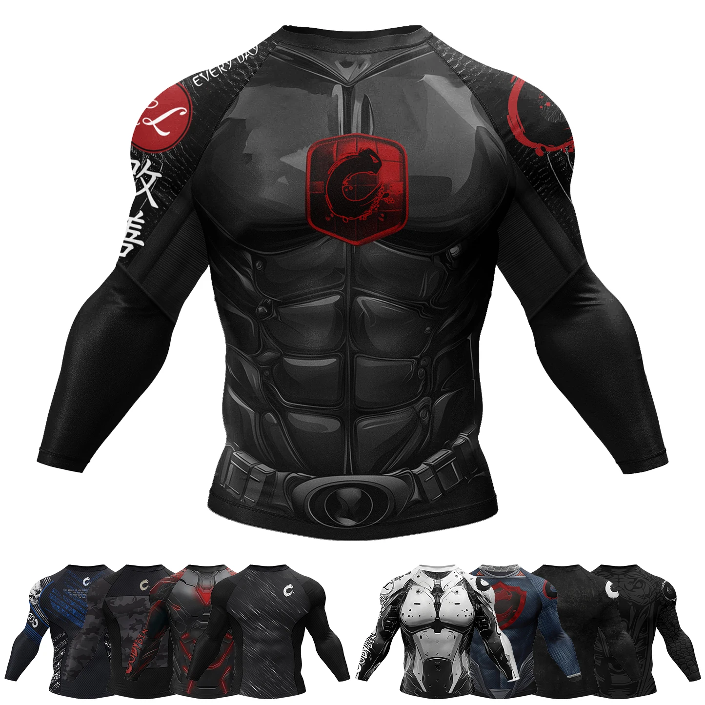남성용 코디 룬딘 MMA 티셔츠, 3D 프린팅, 브라질 - Rash Guard 리뷰 및 가격