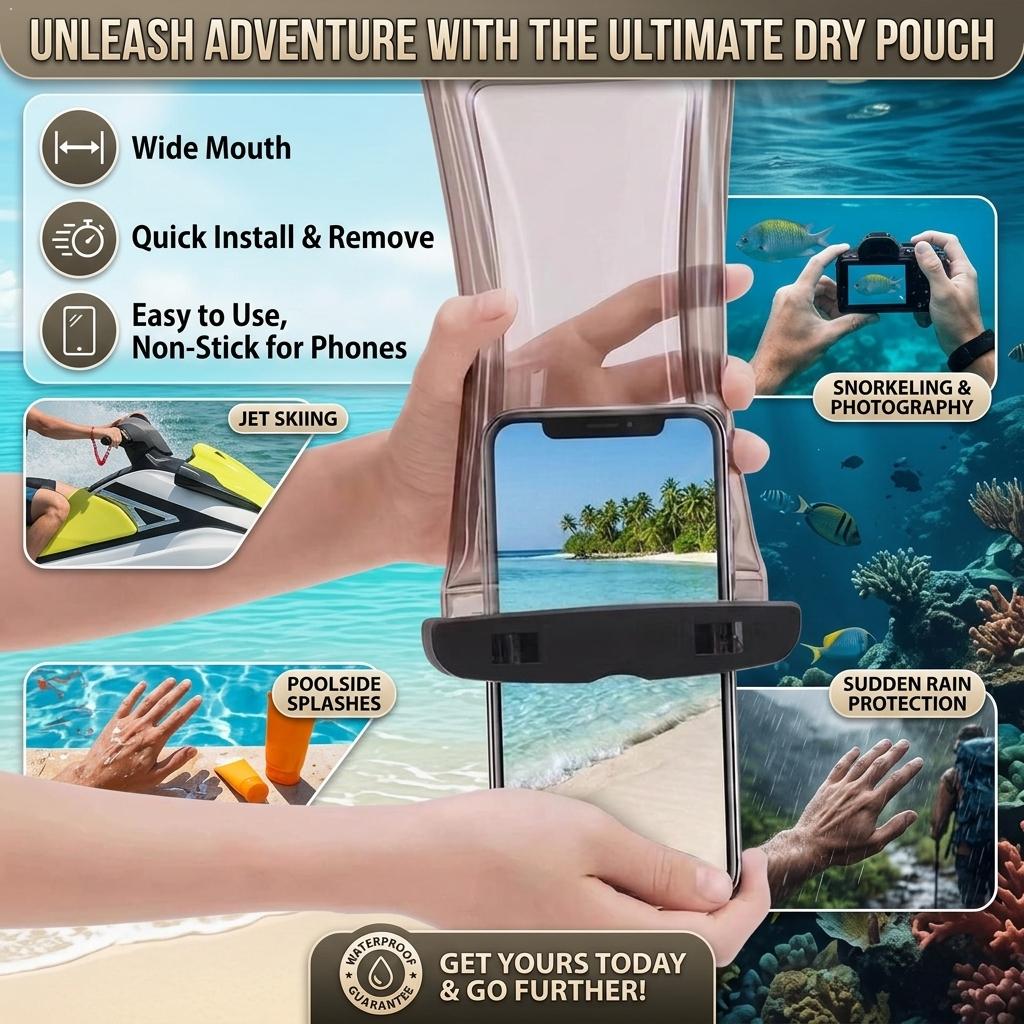 아이폰 스마트폰용 방수 휴대폰 케이스 드라이백 파우치, - Dry Bag Waterproof 리뷰 및 가격