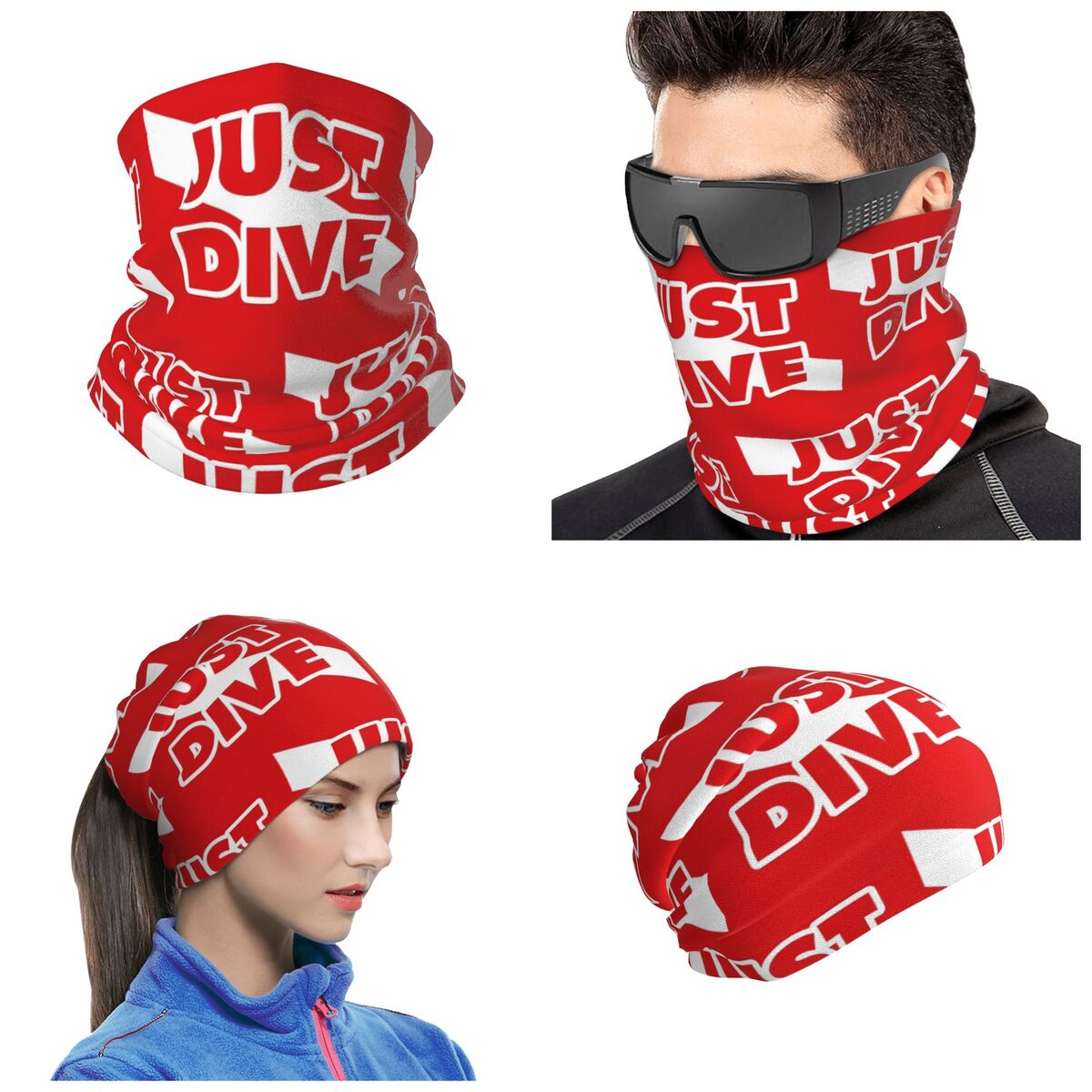 스쿠버 다이빙 플래그 패턴의 넥 워머, 목 보호대, 프 - Diving Mask 리뷰 및 가격